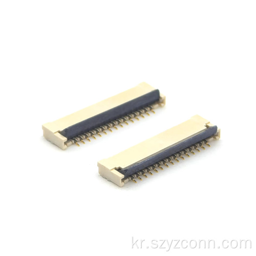 1.0mm FPC 커넥터 전면 삽입 후면 뒤집기